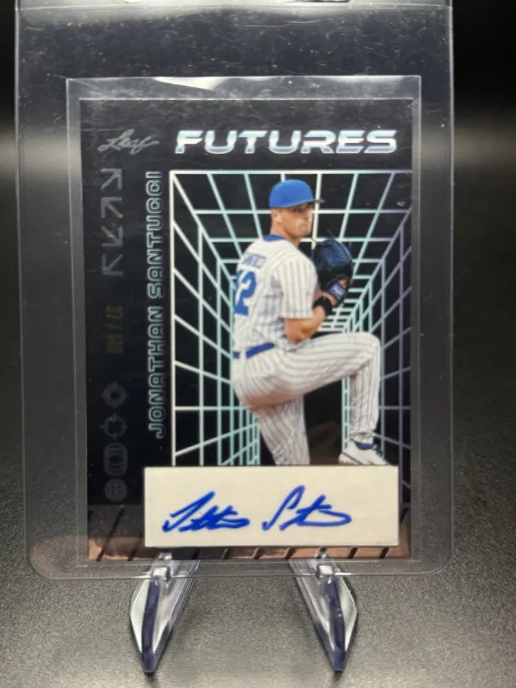 2021 Leaf Futures Jonathan Santucci Auto RC #37/149 Prospect Rookie Card