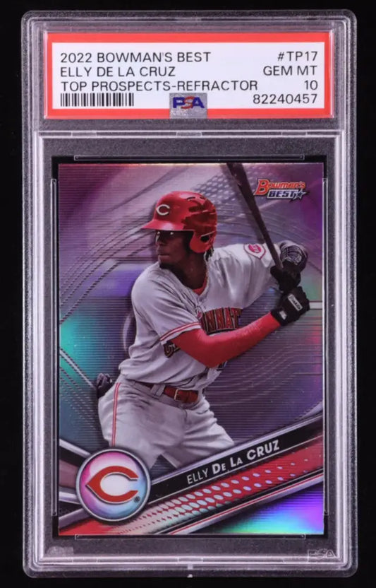 2022 Bowman's Best - Top Prospects Elly De La Cruz #TP-17 Refractor (RC)