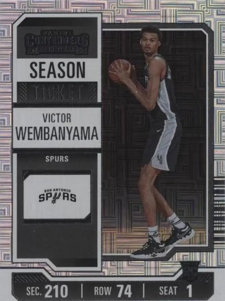 2023-24 Panini Contenders - Season Ticket Victor Wembanyama #11 (RC)