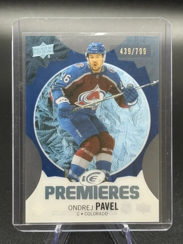2023-24 Upper Deck Ice - Ice Premieres Ondrej Pavel #178 Blue /799 (RC)
