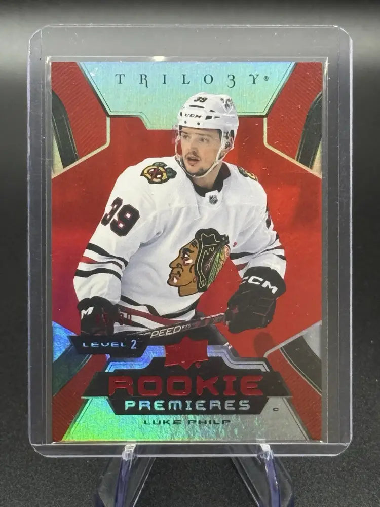 2023-24 Upper Deck Trilogy “Rookie Premieres” Level 2 Luke Philp /99