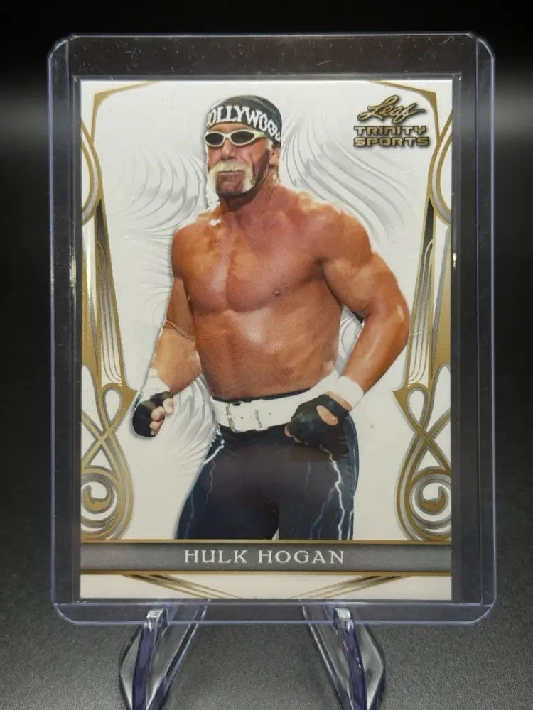 2023 Leaf Trinity Sports Hulk Hogan BS-6 Wrestling Legend Card