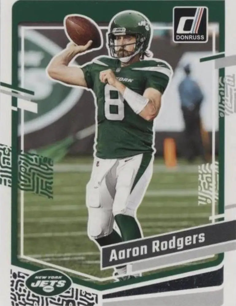 2023 Panini Donruss Aaron Rodgers #227 New York Jets Football Card
