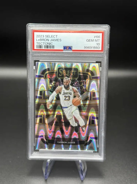 2023 Select LeBron James Tectonic #66 PSA 10 Gem Mint Lakers Insert 🔥