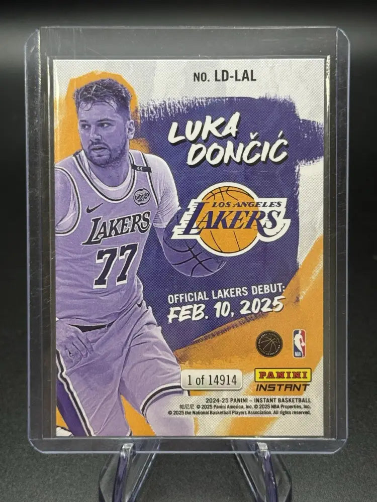 2024-25 Panini Instant - Luka Doncic Lakers Debut Luka Dončić #LD-LAL /14914
