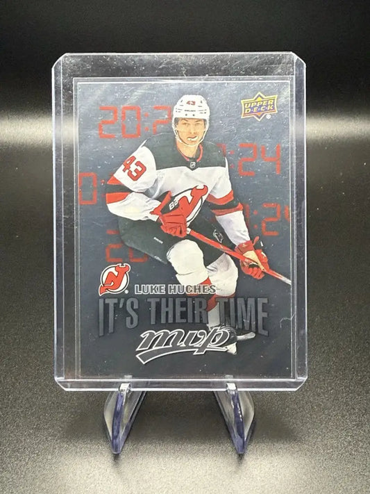 2024-25 Upper Deck MVP - It's Their Time Luke Hughes #IT-18