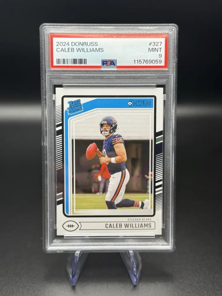 2024 Donruss Caleb Williams Rated Rookie #327 PSA 9 Mint Chicago Bears QB