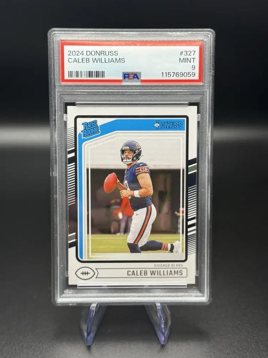2024 Donruss Caleb Williams Rated Rookie #327 PSA 9 Mint Chicago Bears QB