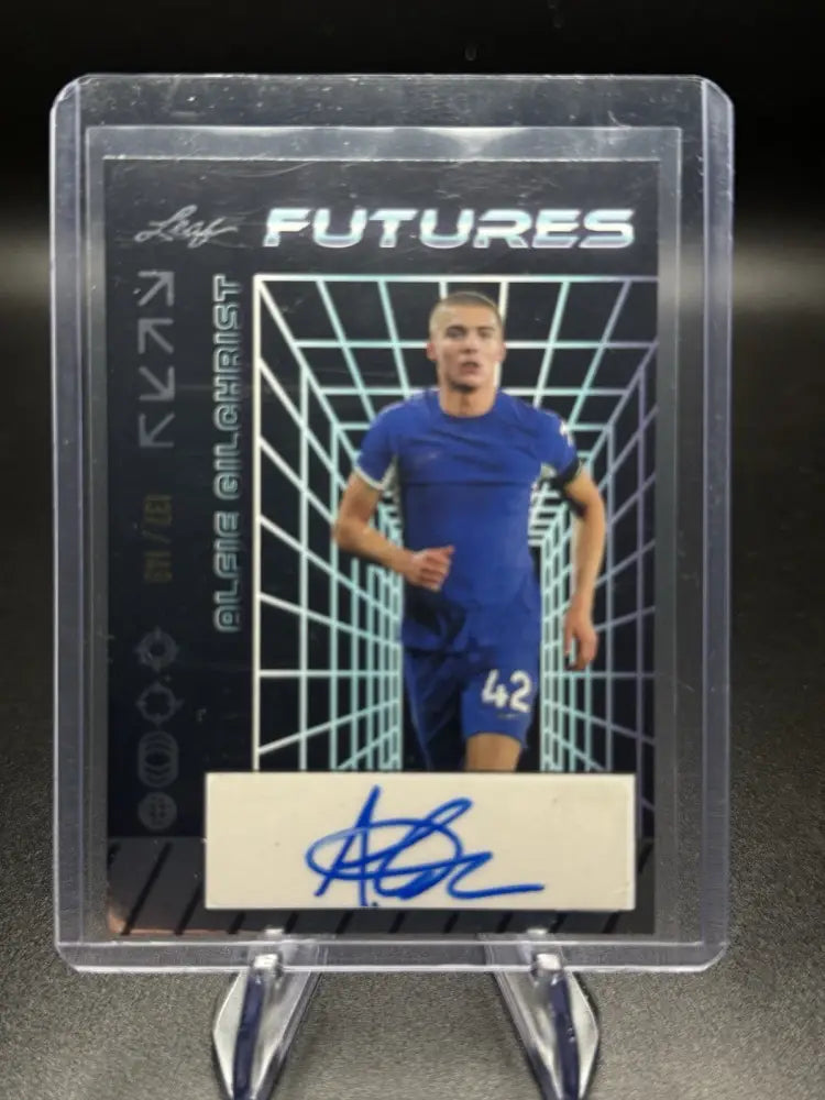 2024 Leaf Futures Alfie Gilchrist Auto RC #137/149 Chelsea Rookie Soccer Card