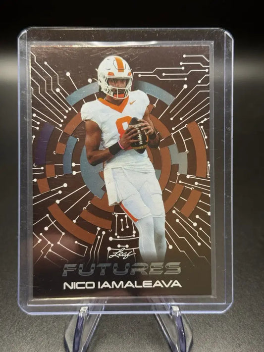 2024 Leaf Futures Nico Iamaleava Rookie RC Tennessee Volunteers QB Prospect
