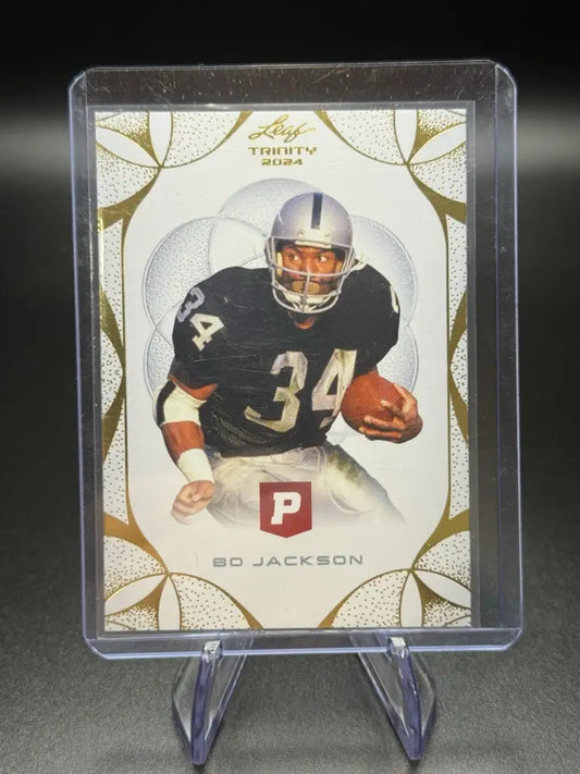 2024 Leaf Trinity Bo Jackson Raiders Football Card #10 Rare