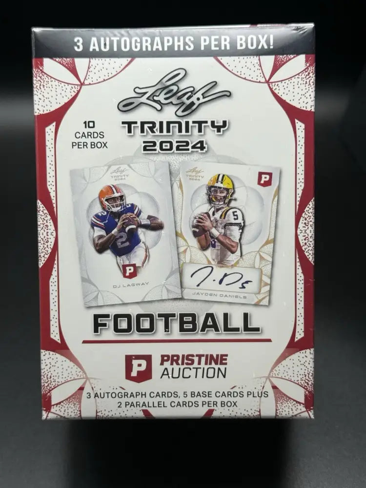 2024 Leaf Trinity Football Pristine Auction Edition Box- Includes 3 Autos!
