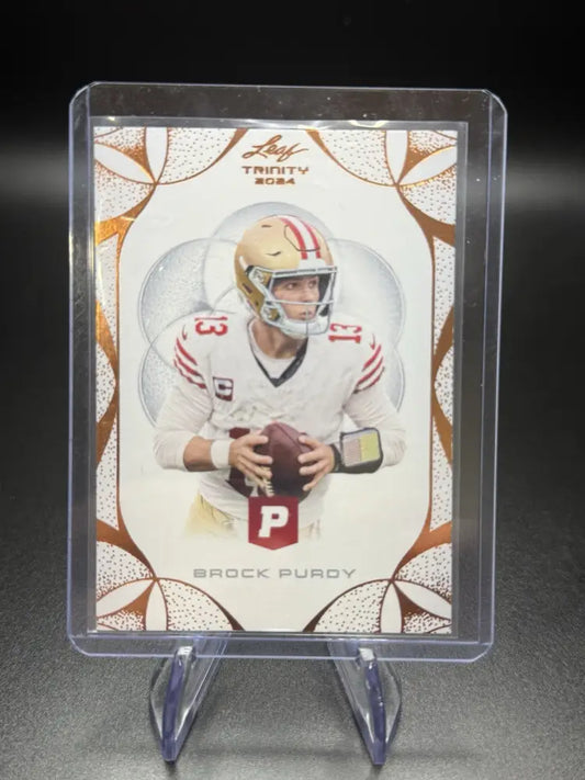 2024 Leaf Trinity Football Pristine - Brock Purdy