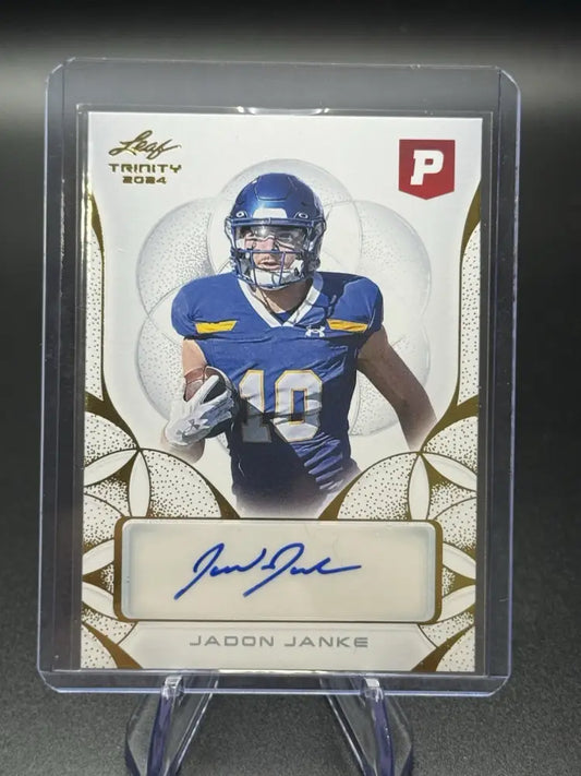 2024 Leaf Trinity Jadon Janke Autograph Rookie Card #BA-JJ1