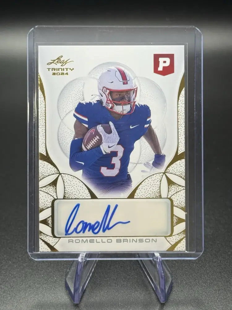 2024 Leaf Trinity Pristine Auction - Autographs Romello Brinson #BA-RB2 (AU, RC)