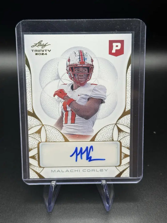 2024 Leaf Trinity Pristine Edition Malachi Corley AUTO #BA-AMC2