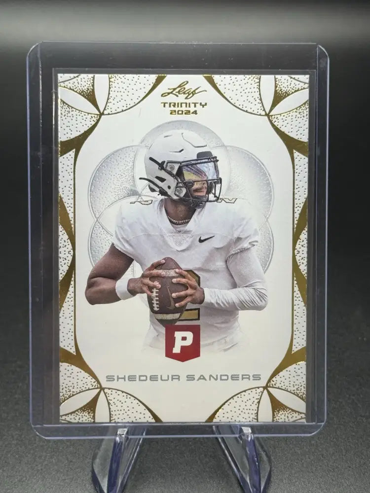 2024 Leaf Trinity Shedeur Sanders Rookie Card | Notre Dame / Colorado QB