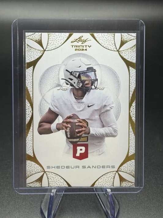 2024 Leaf Trinity Shedeur Sanders Rookie Card | Notre Dame / Colorado QB