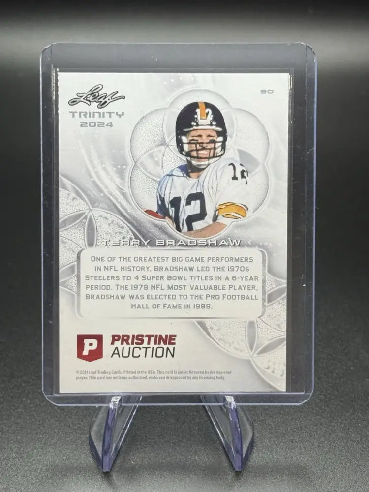 2024 Leaf Trinity Terry Bradshaw #98/99 Pittsburgh Steelers HOF QB SSP 🔥
