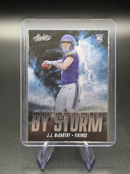 2024 Panini Absolute - By Storm J.J. McCarthy #BS-JMY (RC)