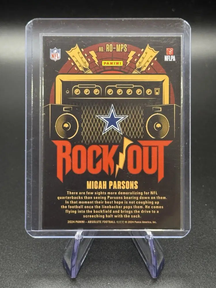 2024 Panini Absolute - Rock Out Micah Parsons #RO-MPS