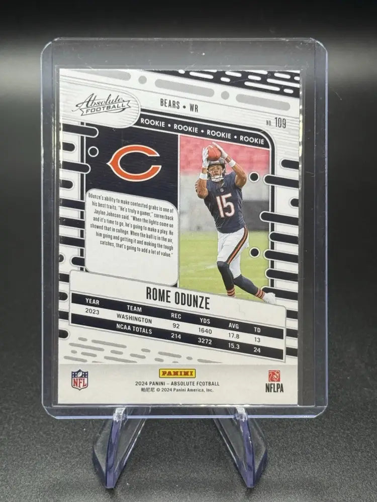 2024 Panini Absolute - Rookies Rome Odunze #109 (RC)