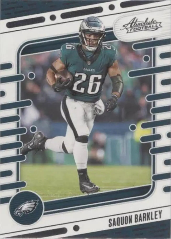 2024 Panini Absolute - Saquon Barkley #85 Green