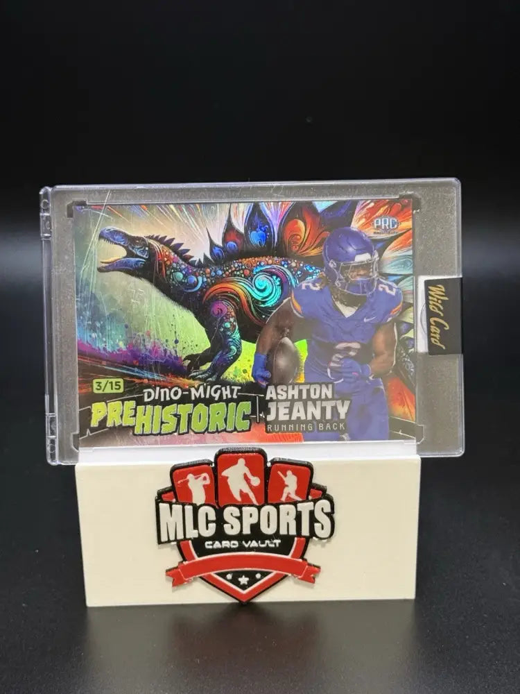 2024 Wild Card Alumination DINO-MIGHT Ashton Jeanty RC #3/15 Rookie