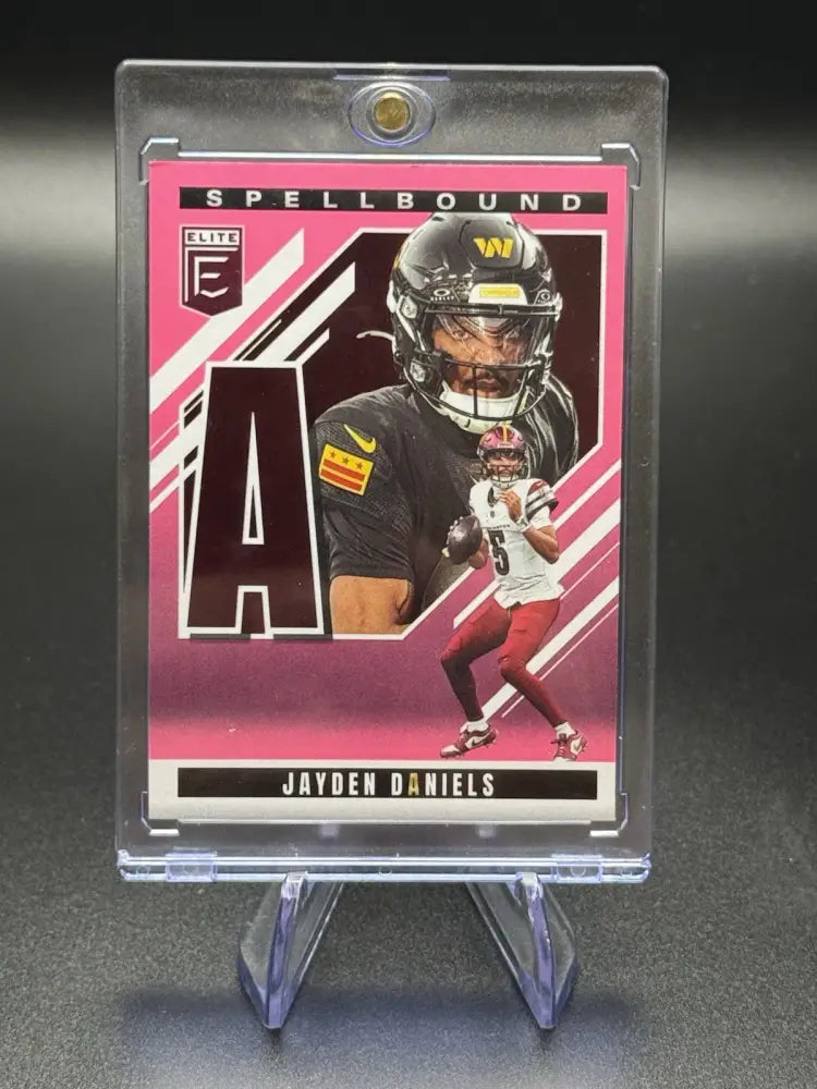 2025 Donruss Elite Jayden Daniels Spellbound Rookie Card #9 Commanders RC