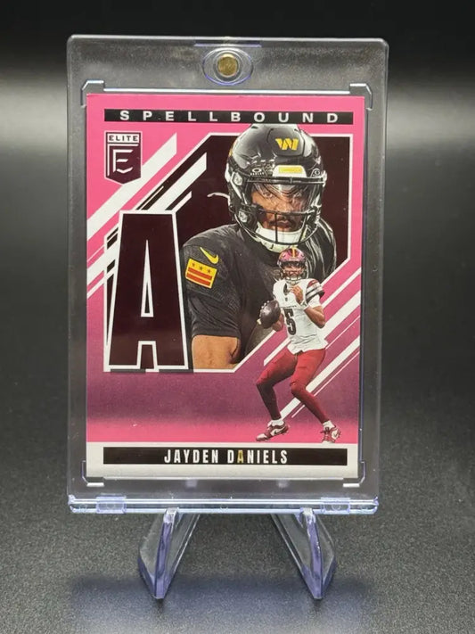 2025 Donruss Elite Jayden Daniels Spellbound Rookie Card #9 Commanders RC
