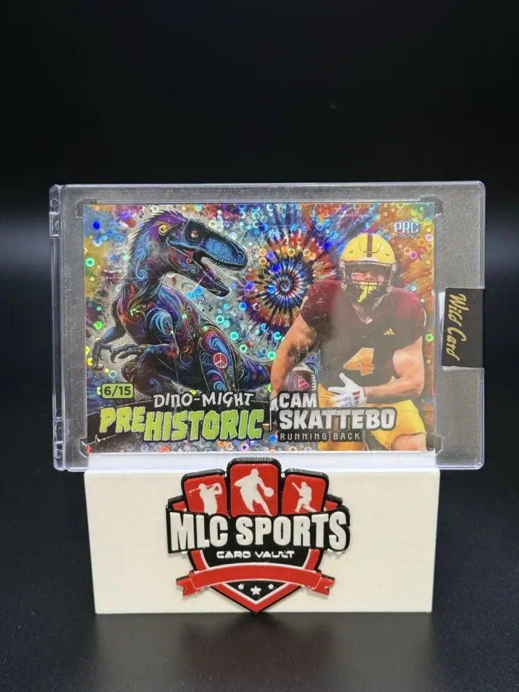 5/15 Cam Skattebo2024 Wild Card Alumination DINO-MIGHT PRC Lava T-REX