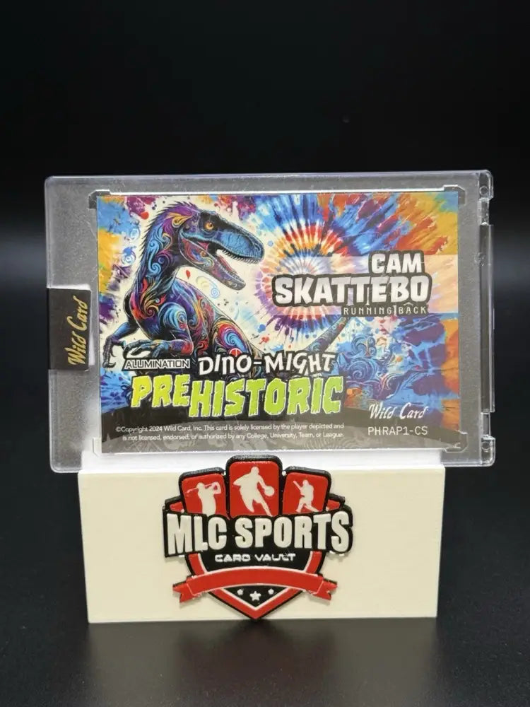 5/15 Cam Skattebo2024 Wild Card Alumination DINO-MIGHT PRC Lava T-REX