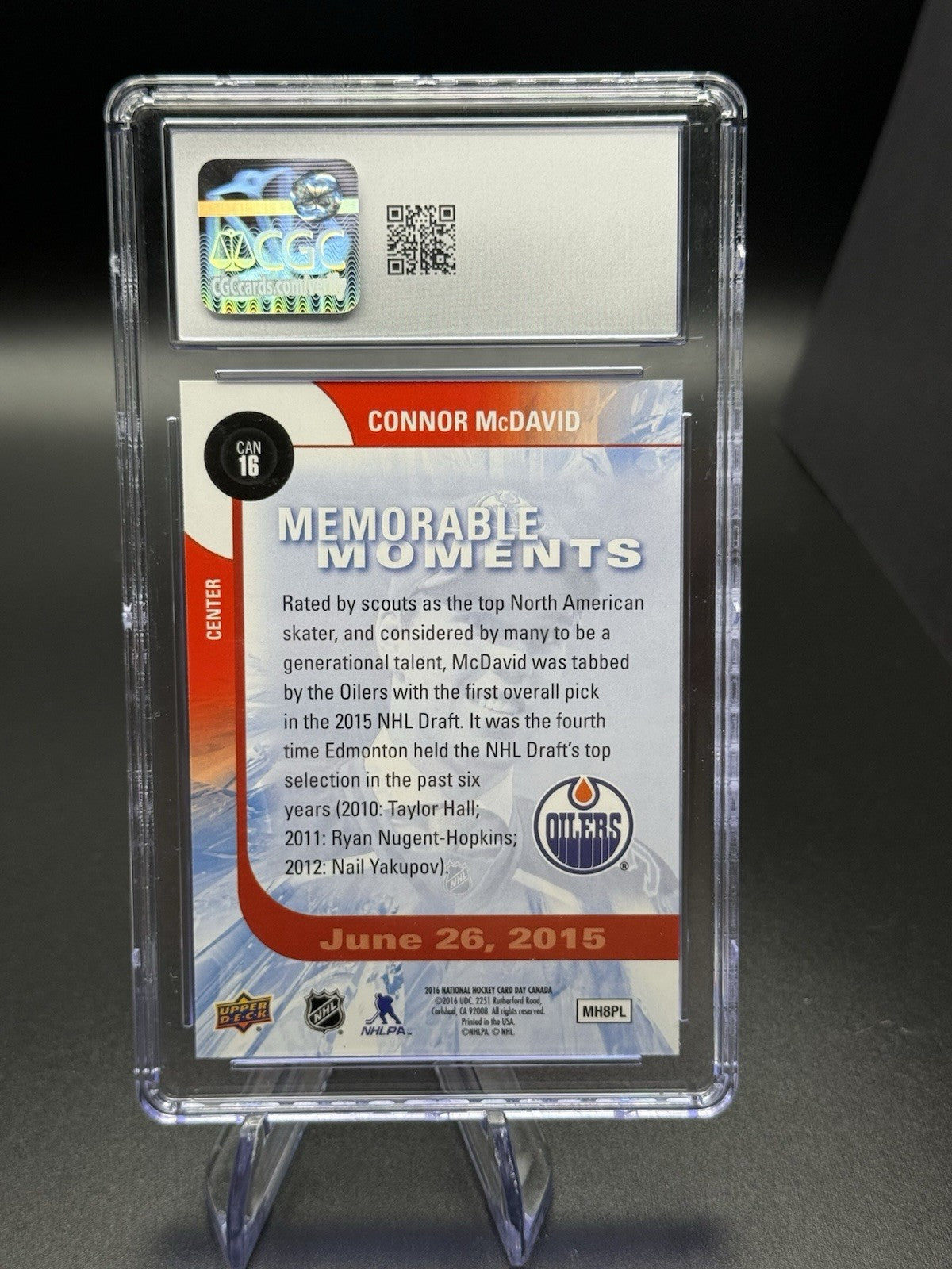 2015-16 Upper Deck Connor McDavid