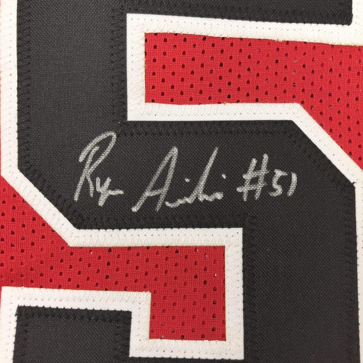 Framed Autographed/Signed Ryan Arcidiacono 35x39 Chicago Red Basketball Jersey JSA COA