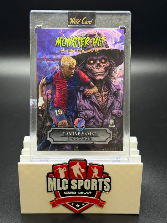 2025 Wild Card Monster Hunt “Monster Hit” Lamine Yamal Rookie Card – Barcelona Forward