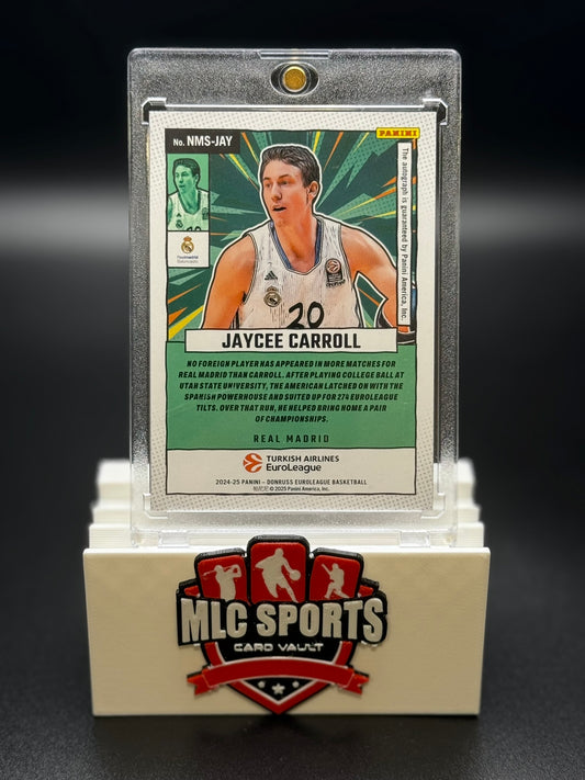2024-25 Panini Donruss EuroLeague Jaycee Carroll Auto Real Madrid