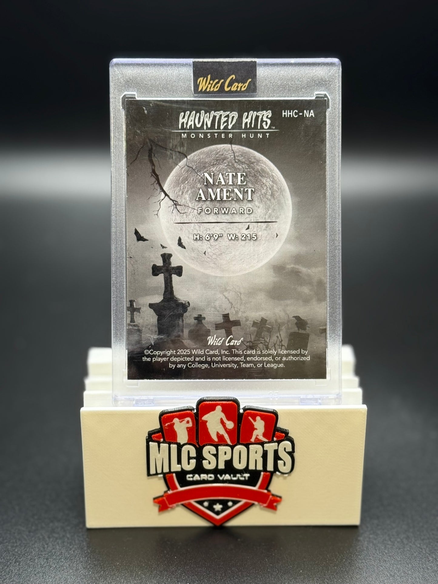 2025 Wild Card Haunted Hits Nate Ament Monster Hunt Rookie Card