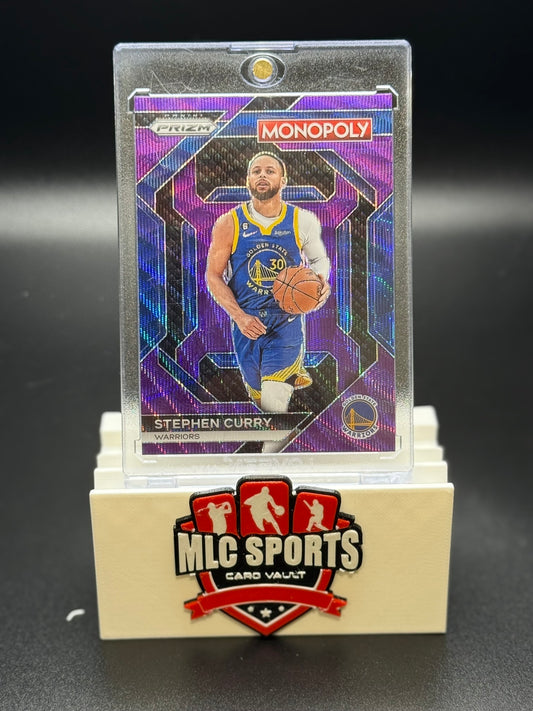 2023-24 Panini Prizm Monopoly Stephen Curry Purple Prizm Card