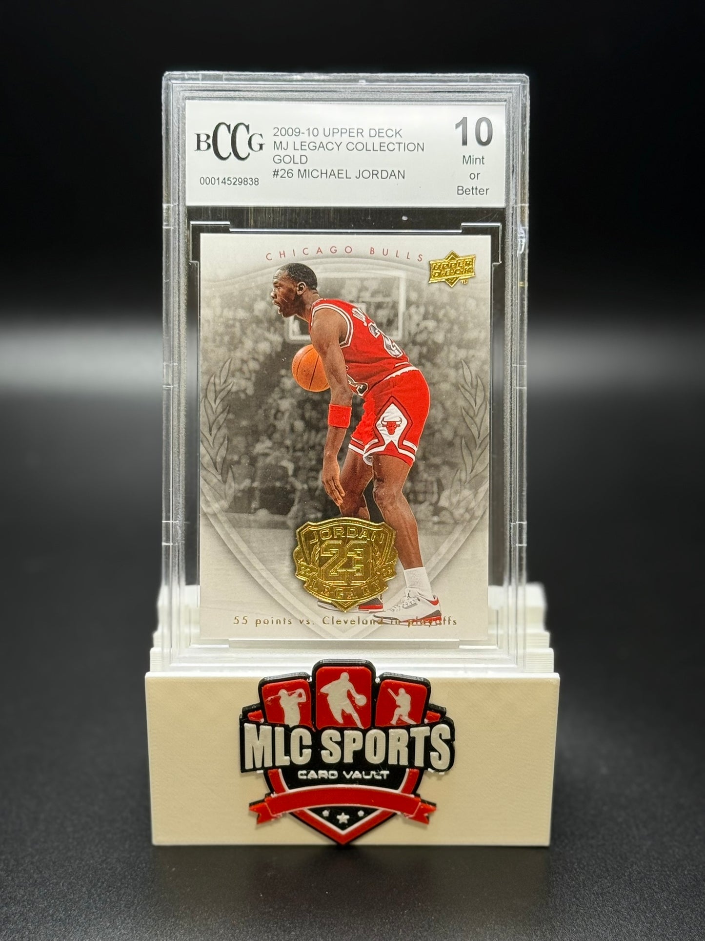 2009-10 Upper Deck MJ Legacy Gold #26 Michael Jordan BCCG 10