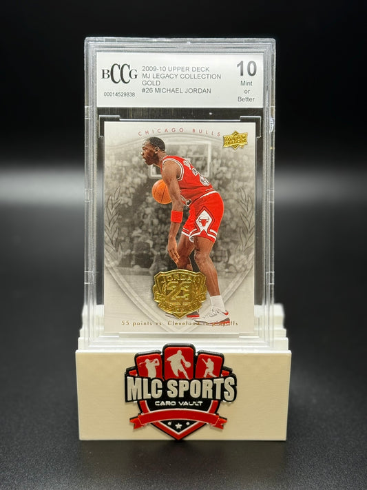 2009-10 Upper Deck MJ Legacy Gold #26 Michael Jordan BCCG 10