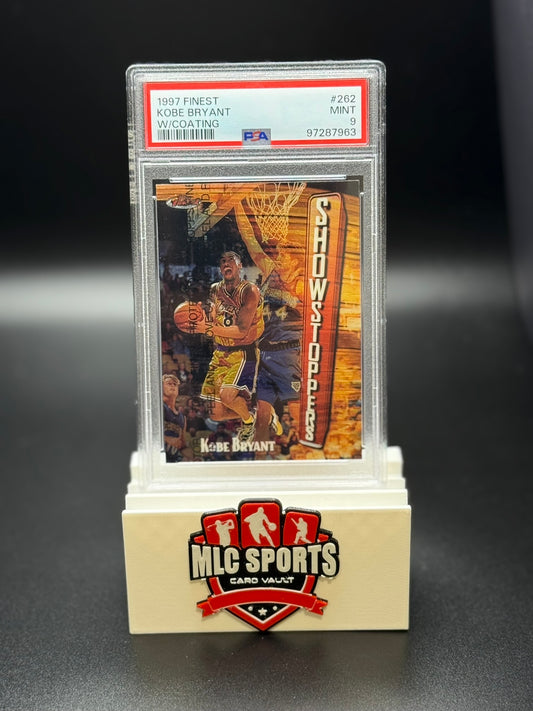 1997 Finest Kobe Bryant Showstoppers #262 w/Coating PSA 9 Mint