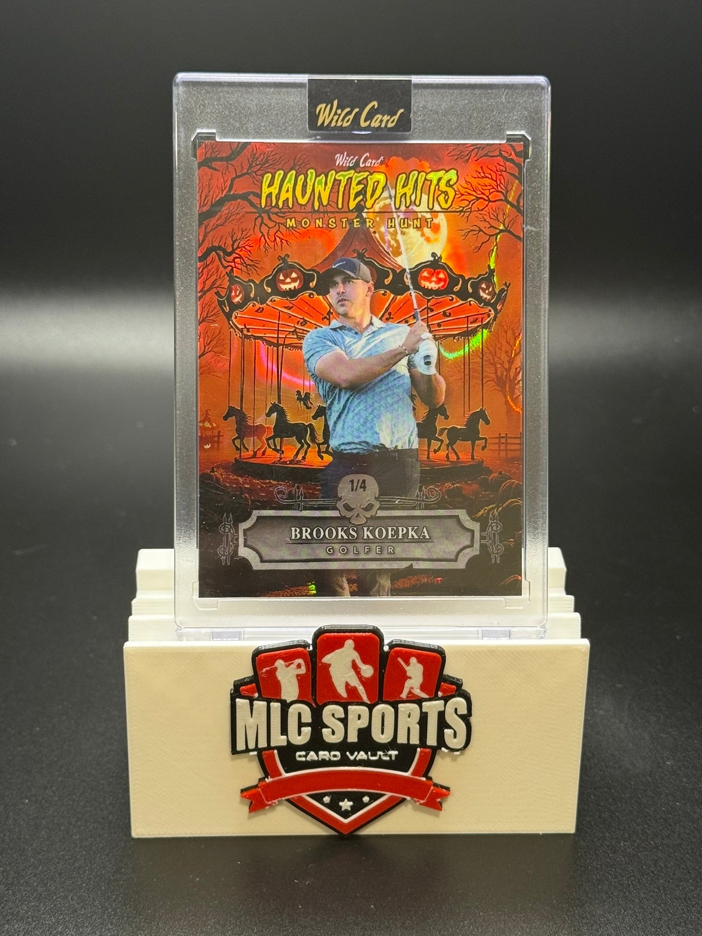 2025 Wild Card Haunted Hits Brooks Koepka 1/4 Monster Hunt
