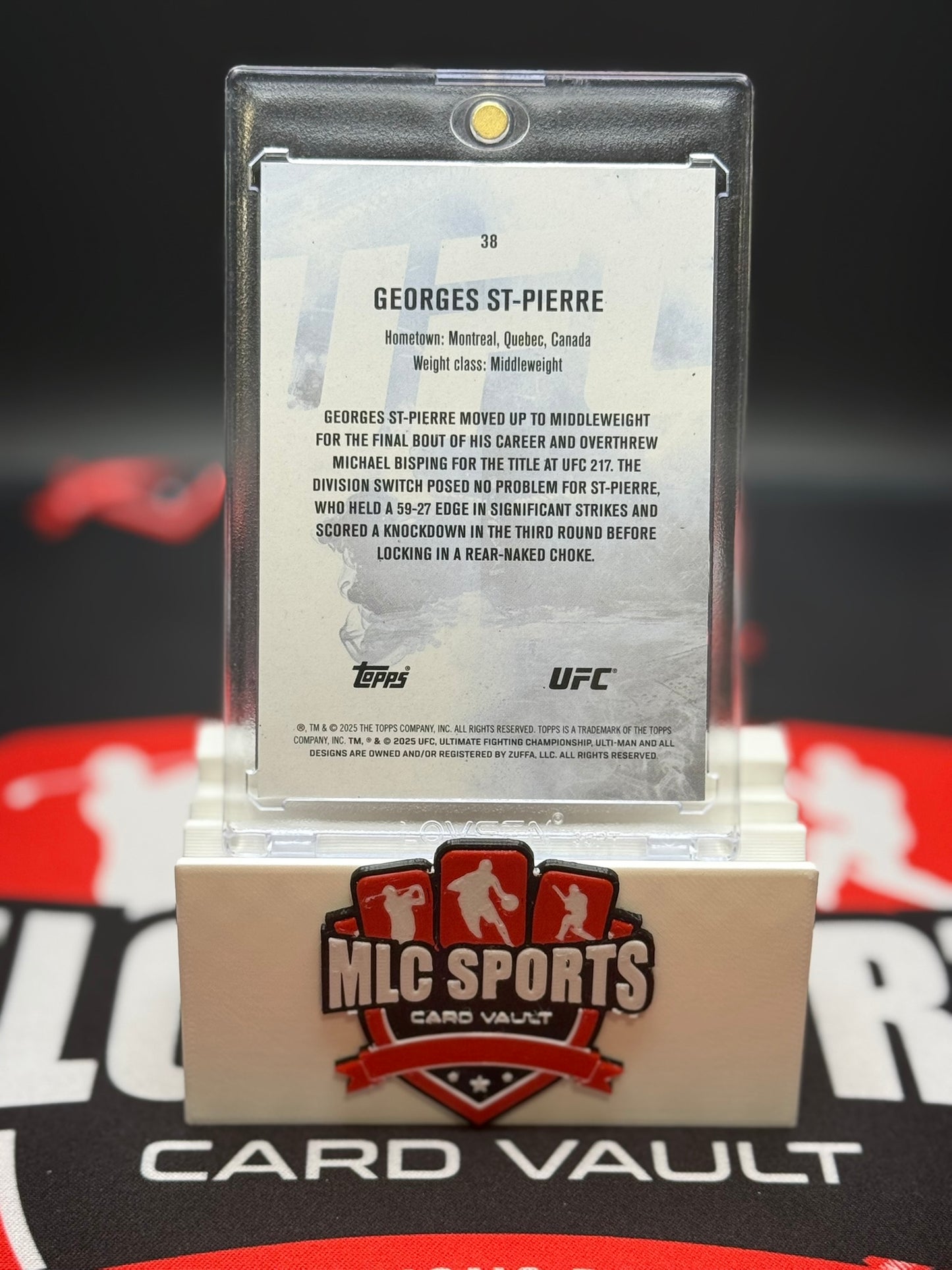 Georges St-Pierre 2025 UFC Knockout Card #114/188 Middleweight