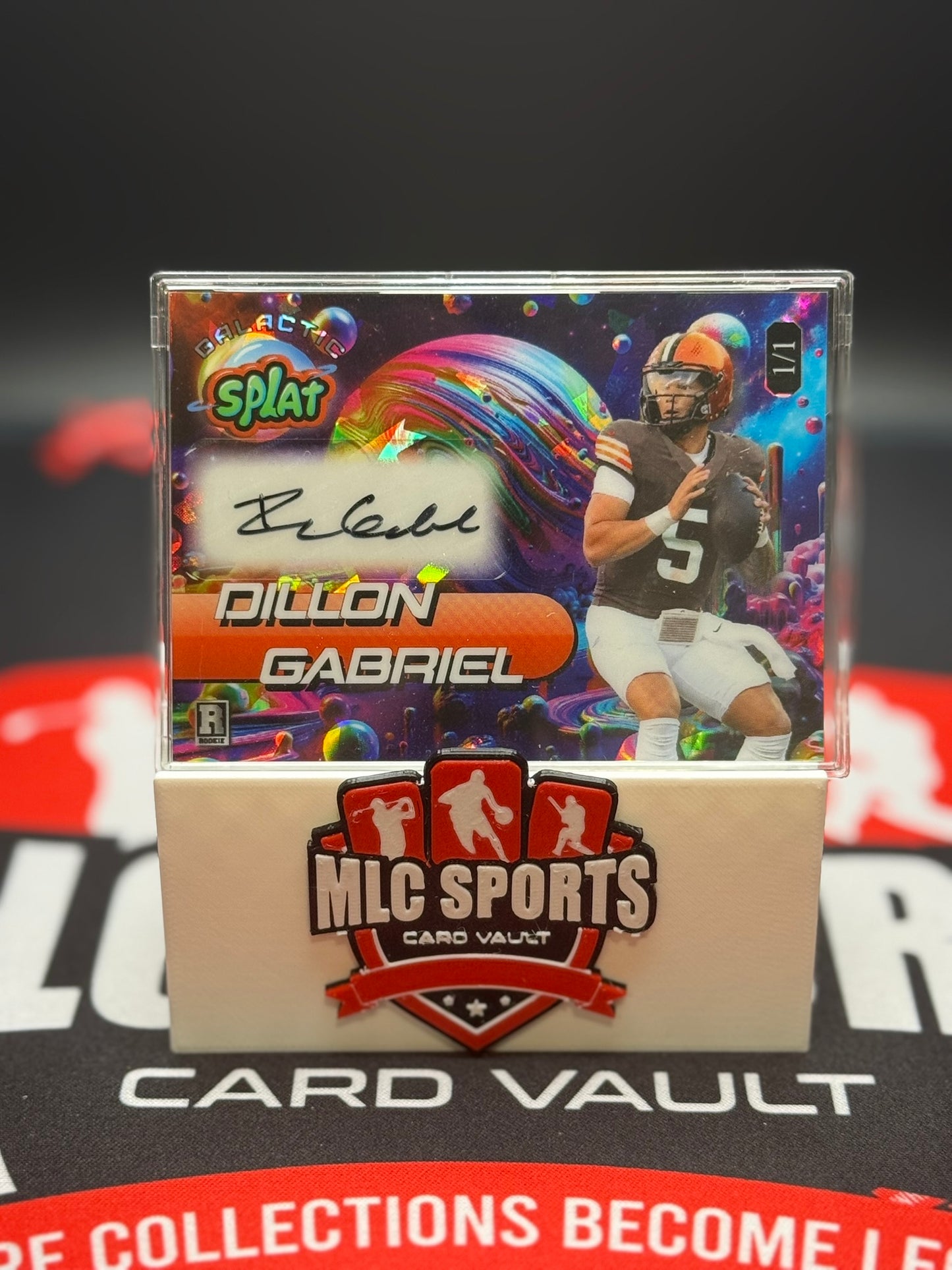 2025 Wild Card Galactic Splat Dillon Gabriel Rookie Auto 1/1