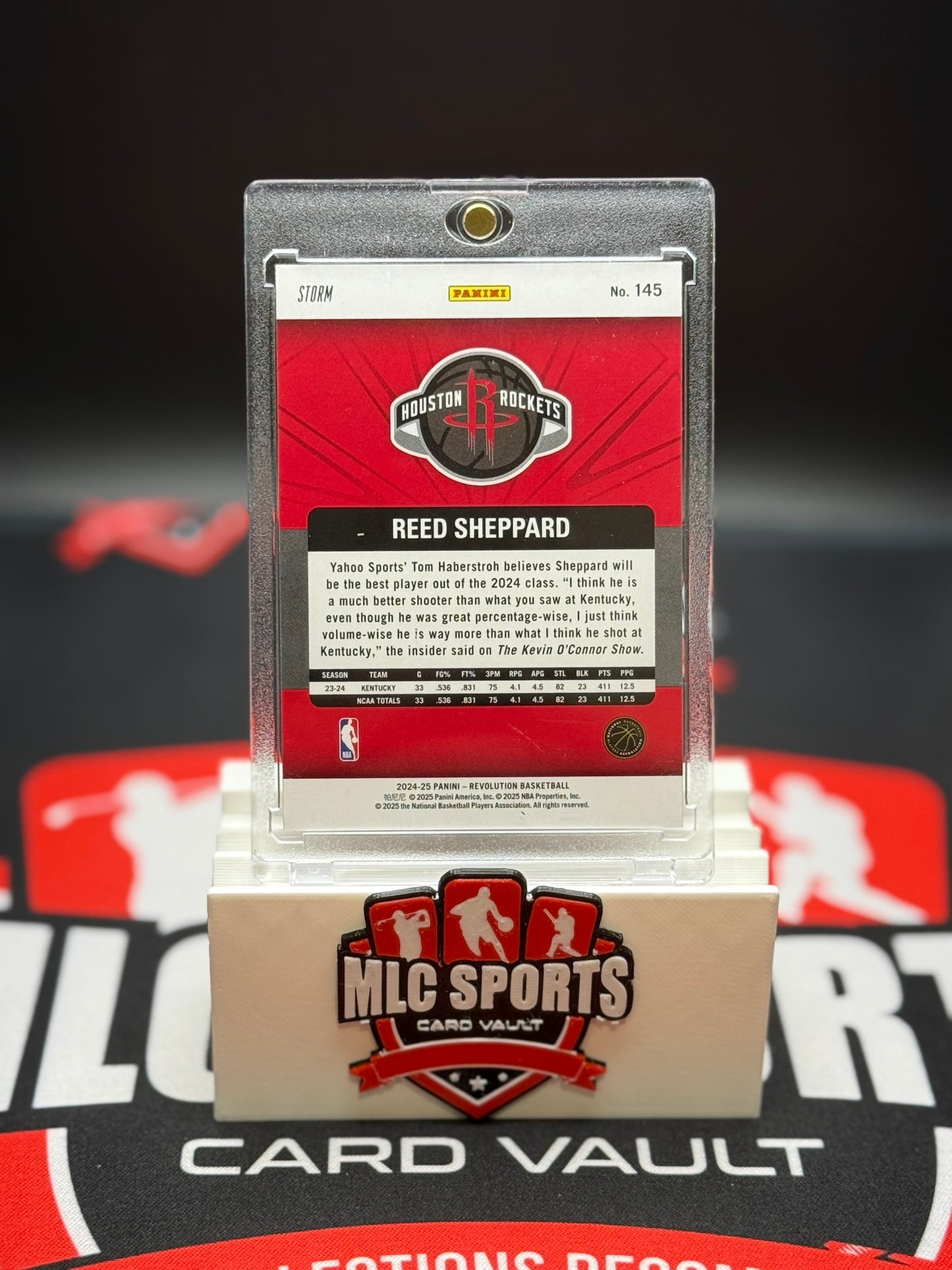 2024-25 Panini Revolution Reed Sheppard Storm RC #145