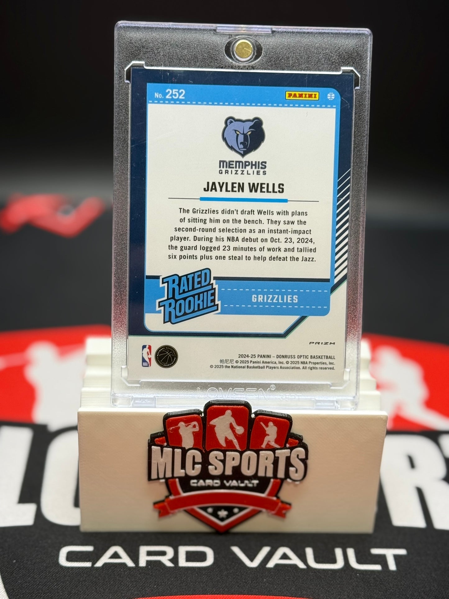 2024-25 Donruss Optic Jaylen Wells Rated Rookie #252