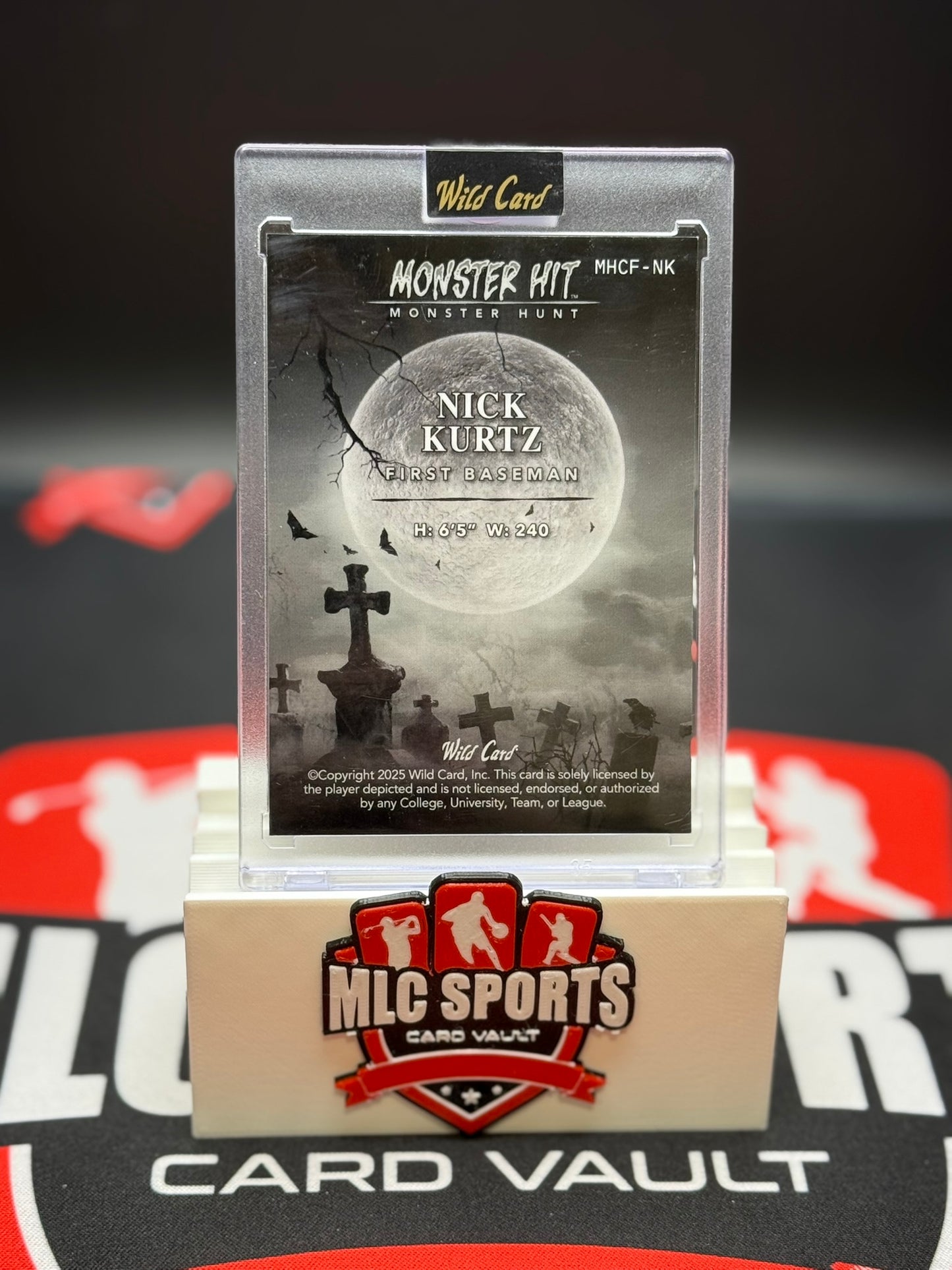 2025 Wild Card Monster Hit Nick Kurtz Rookie 1/1