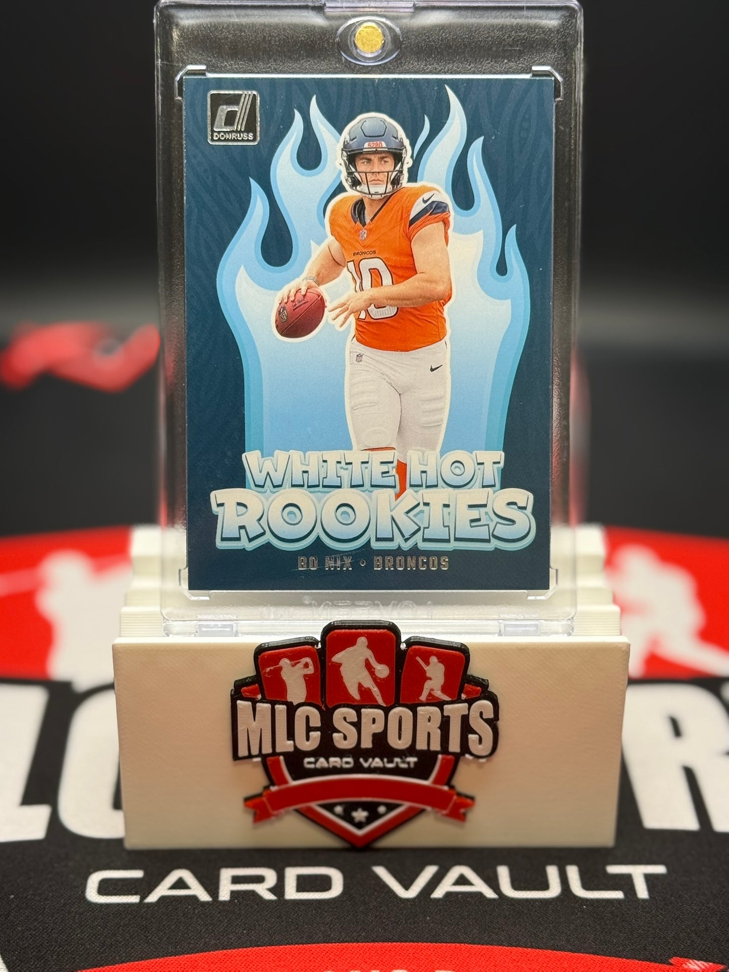 2024 Donruss Bo Nix White Hot Rookies Broncos RC