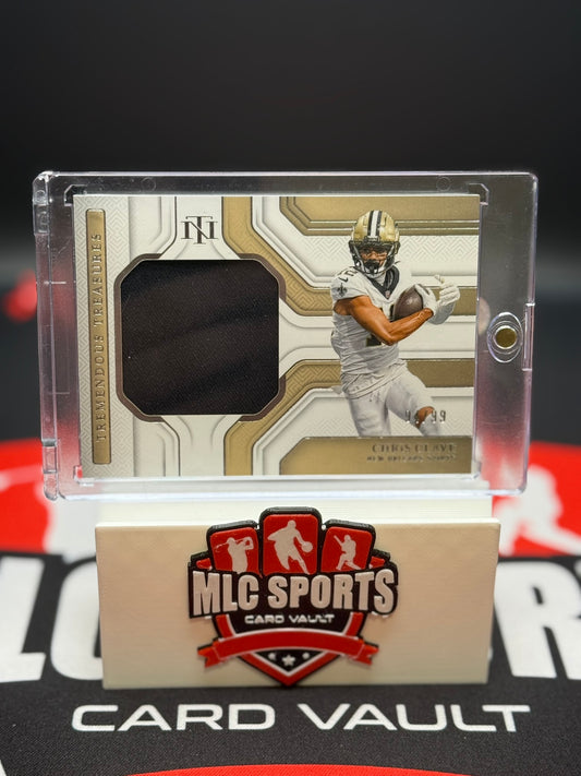 Chris Olave /49 National Treasures Tremendous Treasures Patch