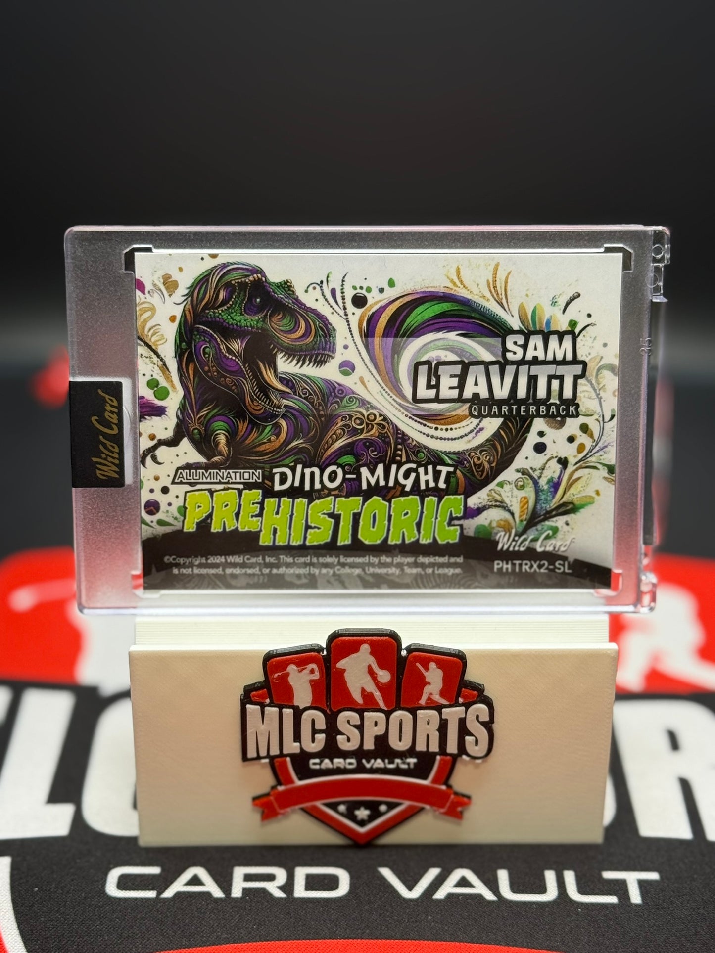 Sam Leavitt 2/3 Wild Card Dino-Might Prehistoric Rookie QB